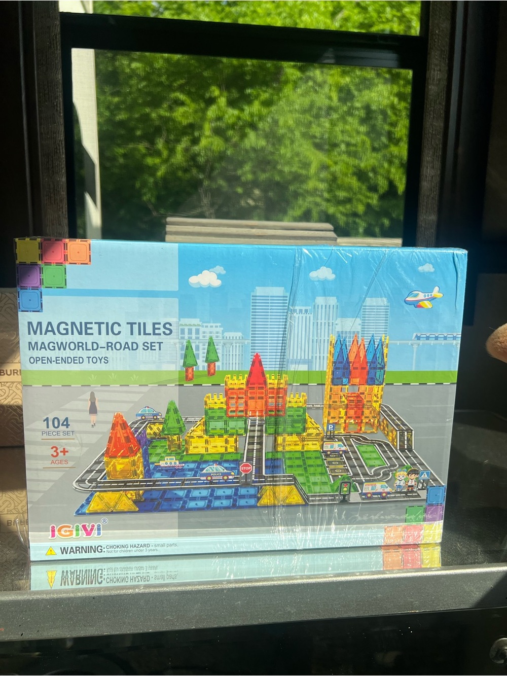 Magnetic Tiles Magworld Road Set - Multicolor